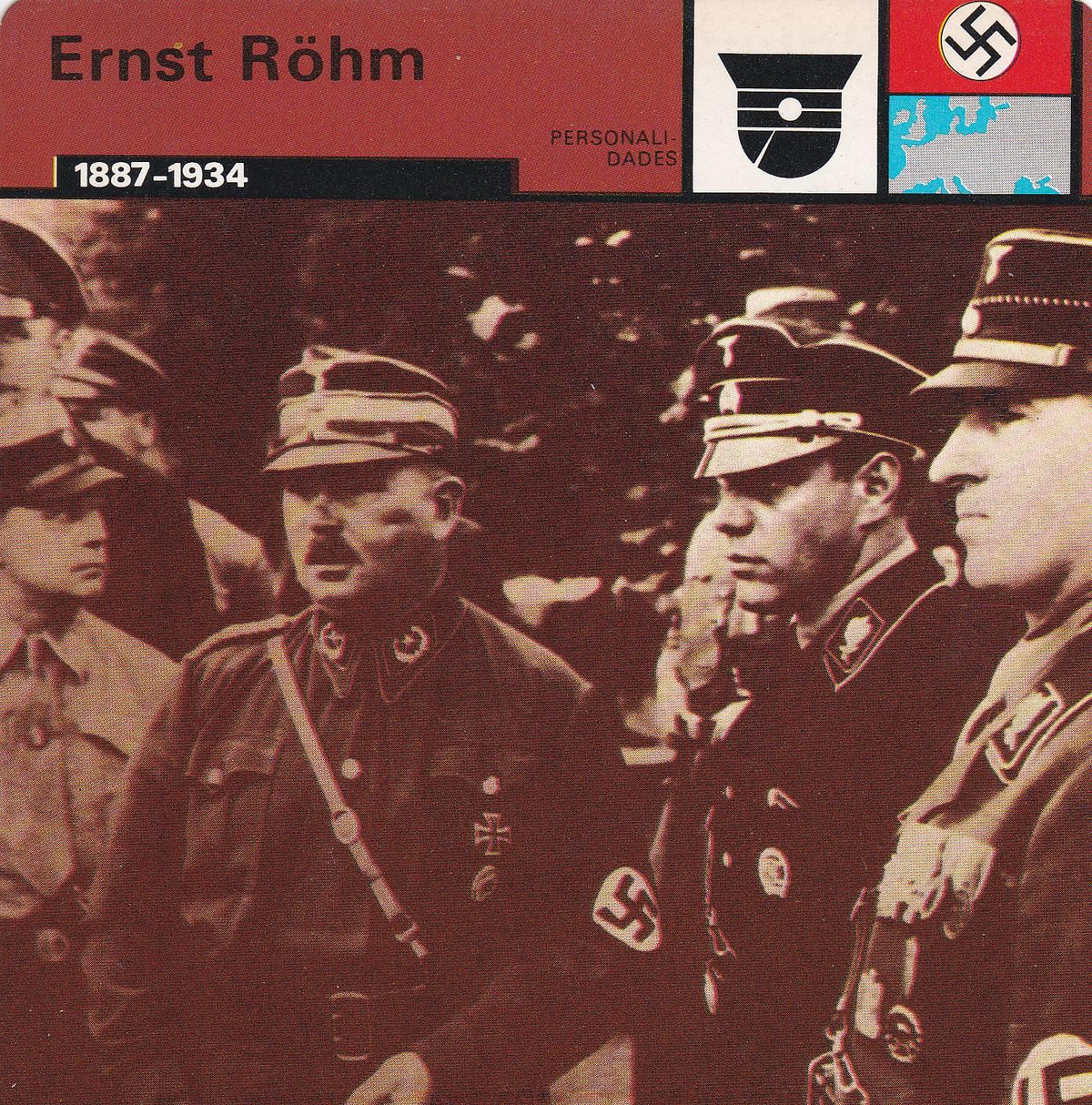 FICHA PERSONALIDADES 100: ERNST ROHM. 1887-1934