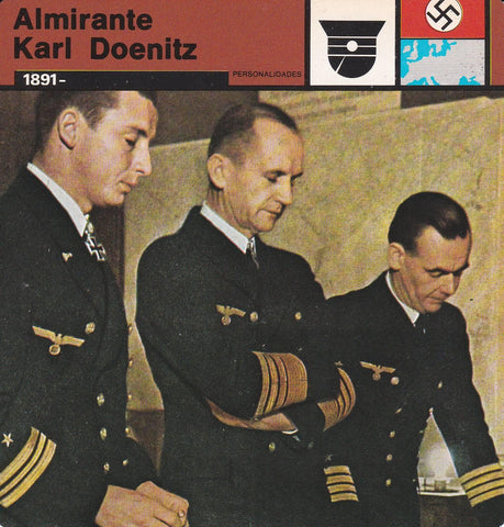 FICHA PERSONALIDADES 103: ALMIRANTE KARL DOENITZ. 1891