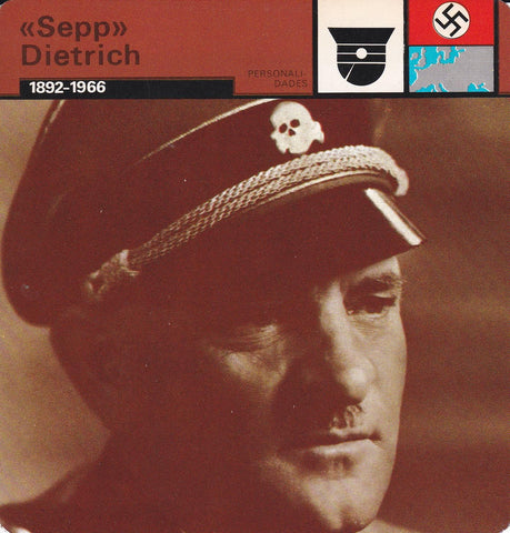 FICHA PERSONALIDADES 107: SEPP DIETRICH. 1892-1966