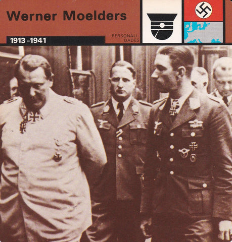 FICHA PERSONALIDADES 115: WERNER MOELDERS. 1913-1941