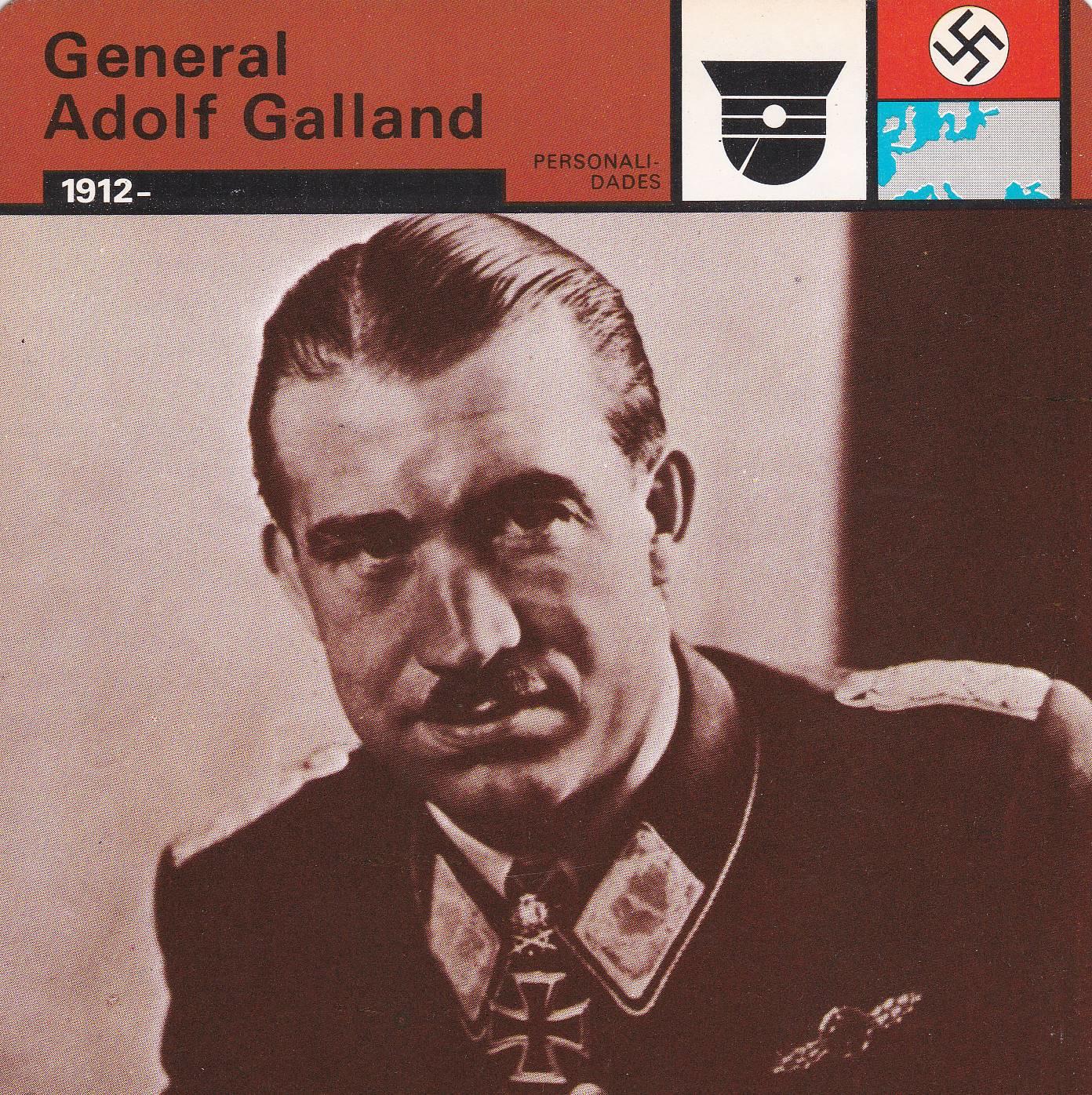 FICHA PERSONALIDADES 116: GENERAL ADOLF GALLAND. 1912