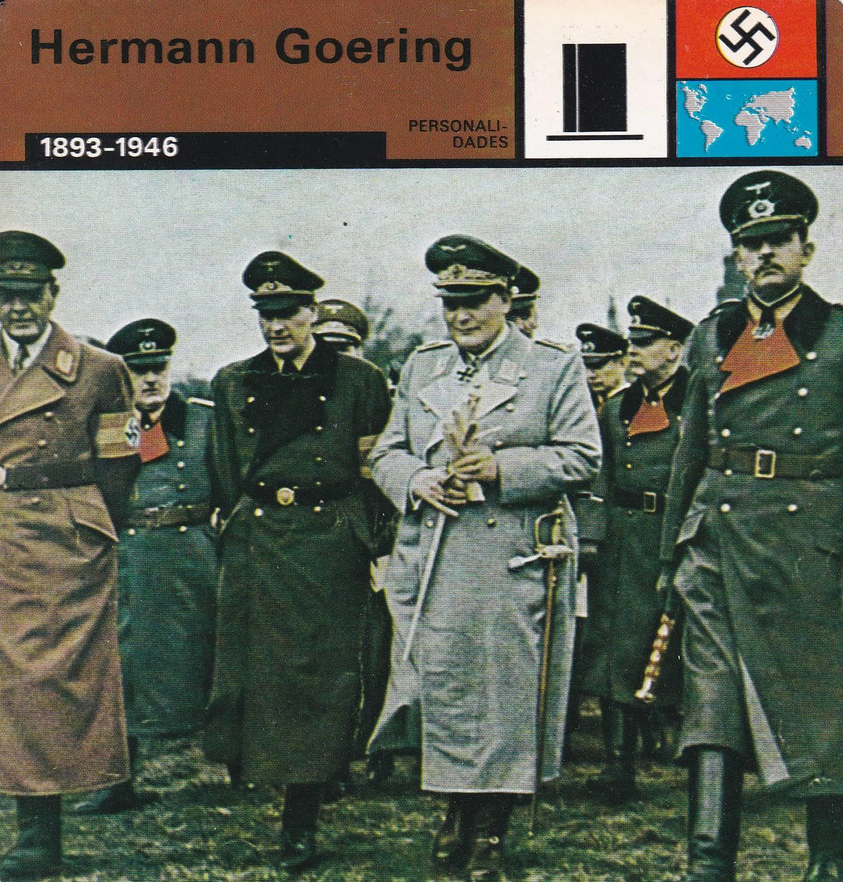 FICHA PERSONALIDADES 119: HERMANN GOERING. 1893-1946