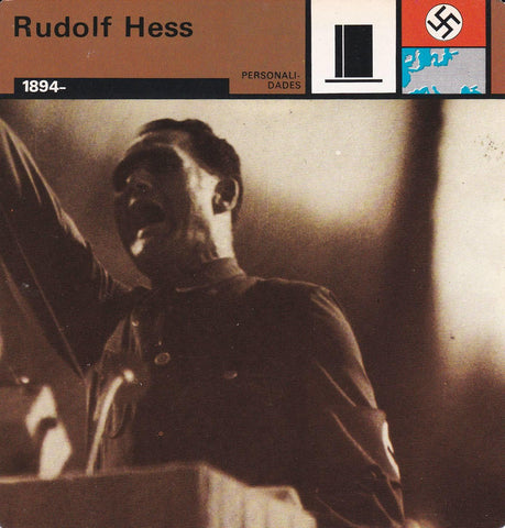 FICHA PERSONALIDADES 121: RUDOLF HESS. 1894