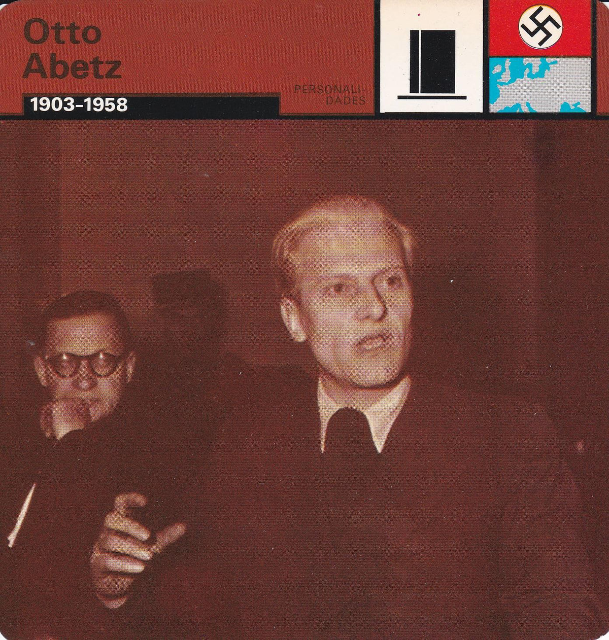 FICHA PERSONALIDADES 127: OTTO ABETZ. 1903-1958