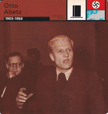 FICHA PERSONALIDADES 127: OTTO ABETZ. 1903-1958