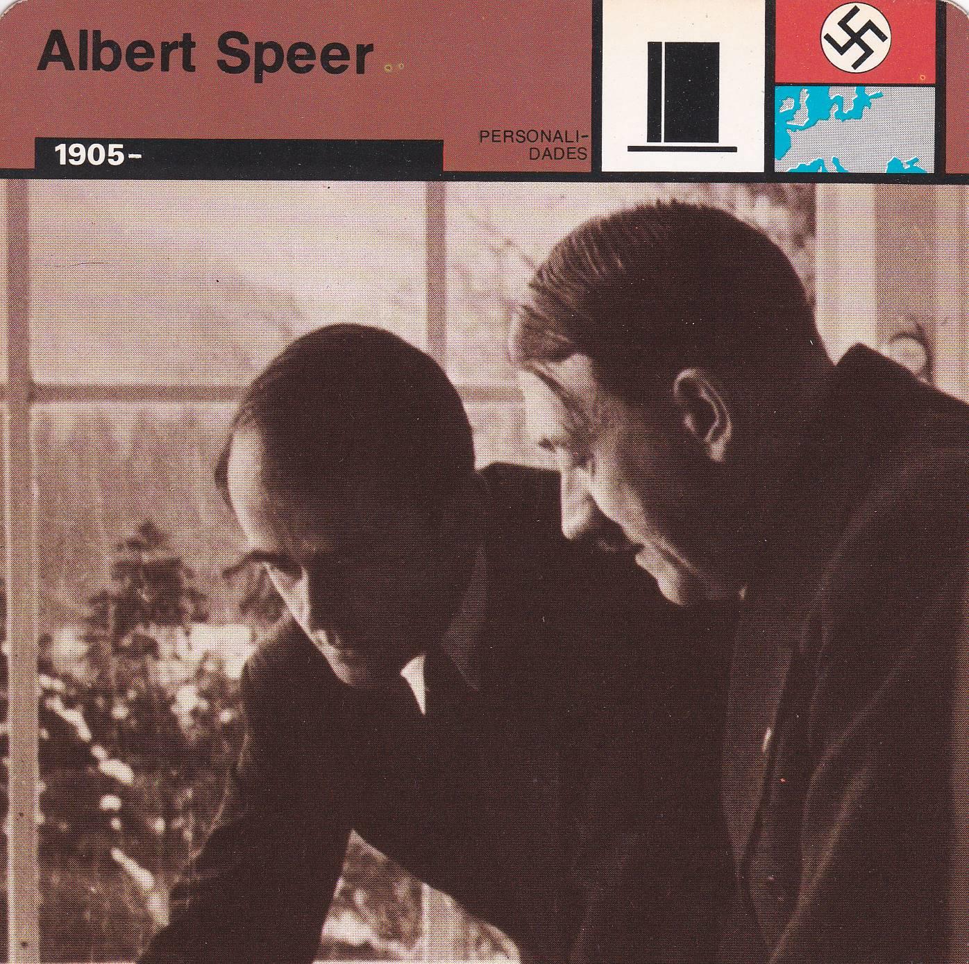 FICHA PERSONALIDADES 130: ALBERT SPEER. 1905