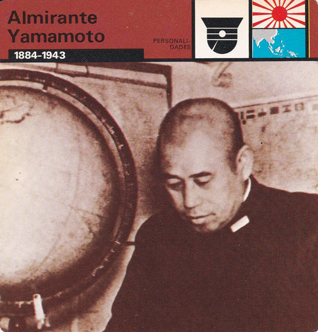 FICHA PERSONALIDADES 145: ALMIRANTE YAMAMOTO. 1884-1943