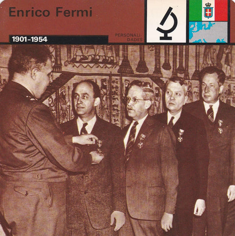 FICHA PERSONALIDADES 146: ENRICO FERMI. 1901-1954