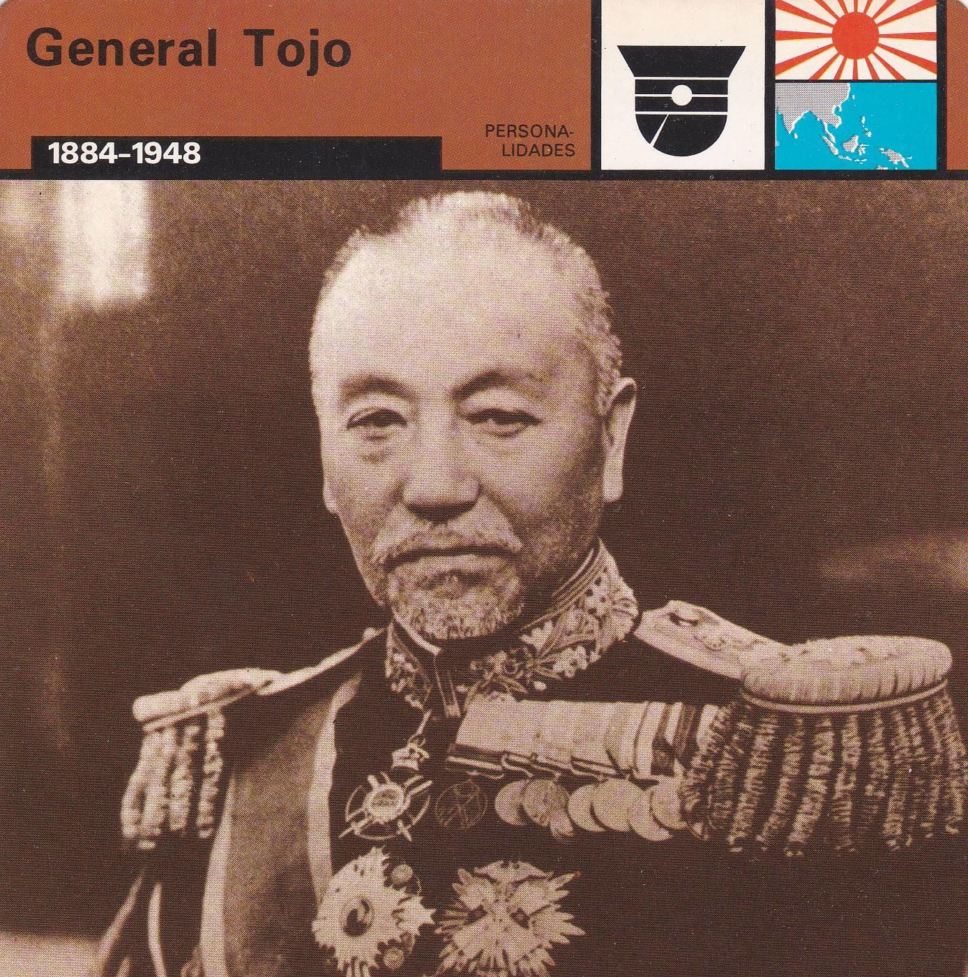 FICHA PERSONALIDADES 148: GENERAL TOJO. 1884-1948