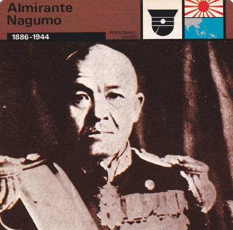 FICHA PERSONALIDADES 150: ALMIRANTE NAGUMO. 1886-1944