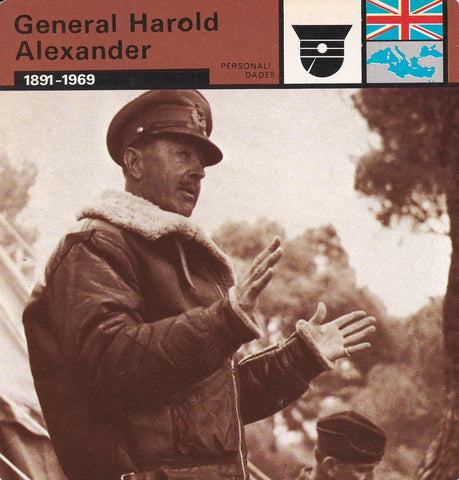 FICHA PERSONALIDADES 169: GENERAL HAROLD ALEXANDER. 1891-1969