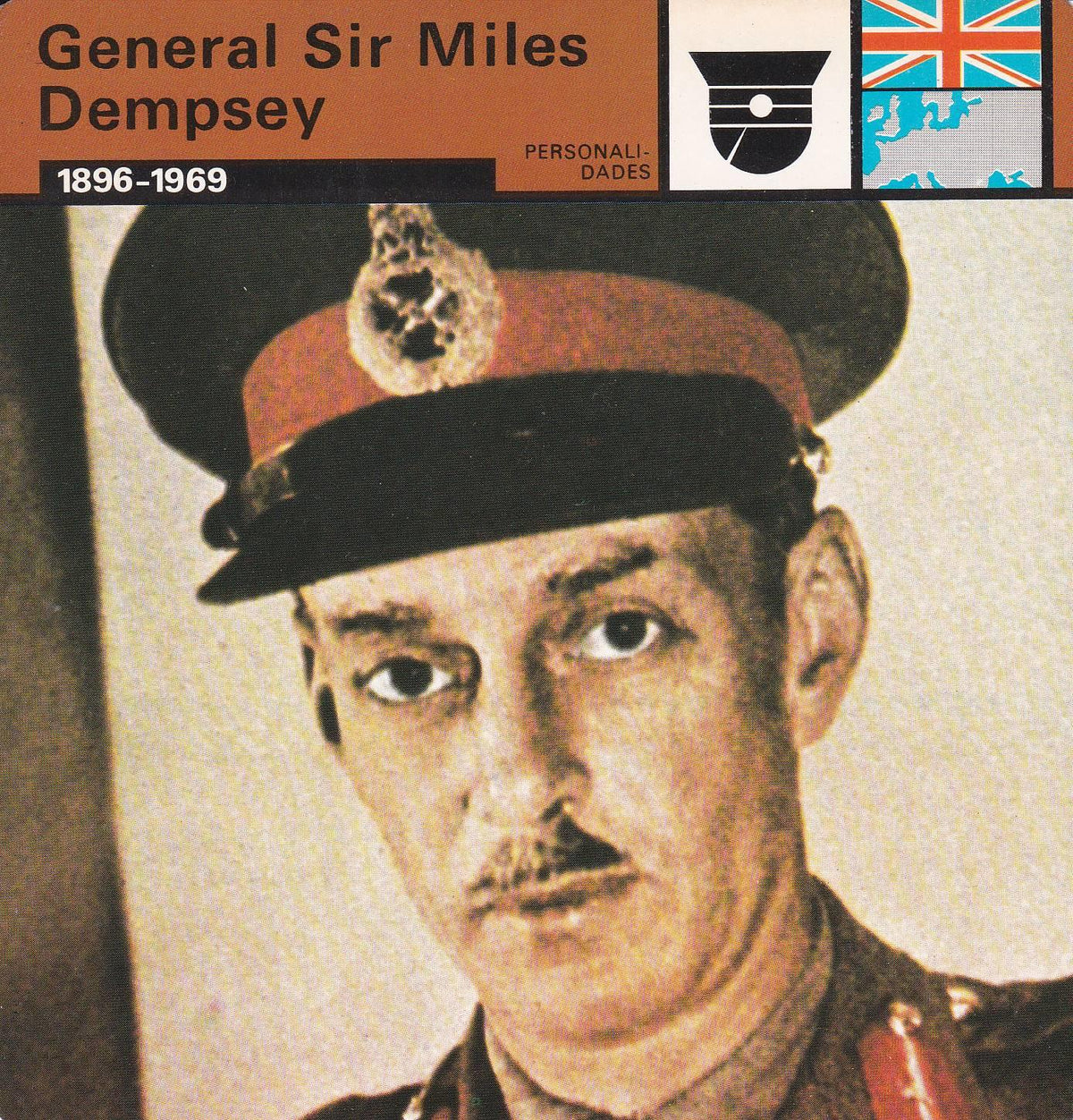 FICHA PERSONALIDADES 177: GENERAL SIR MILES DEMPSEY. 1896-1969