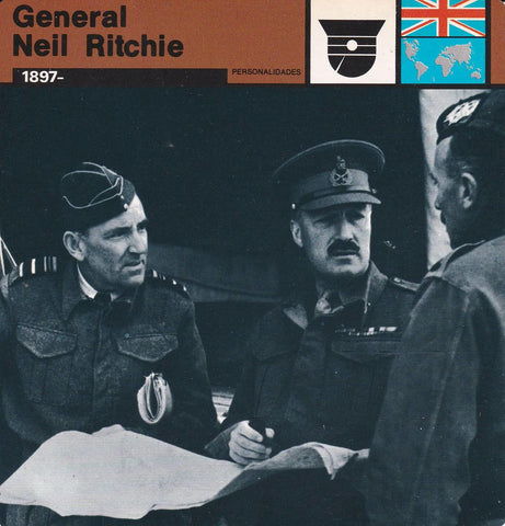 FICHA PERSONALIDADES 179: GENERAL NEIL RICHIE. 1897