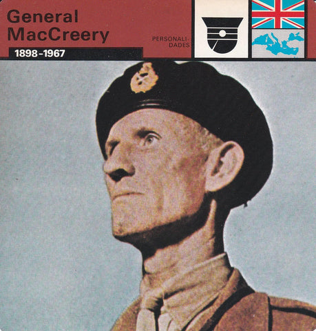 FICHA PERSONALIDADES 181: GENERAL MACCREERY. 1898-1967