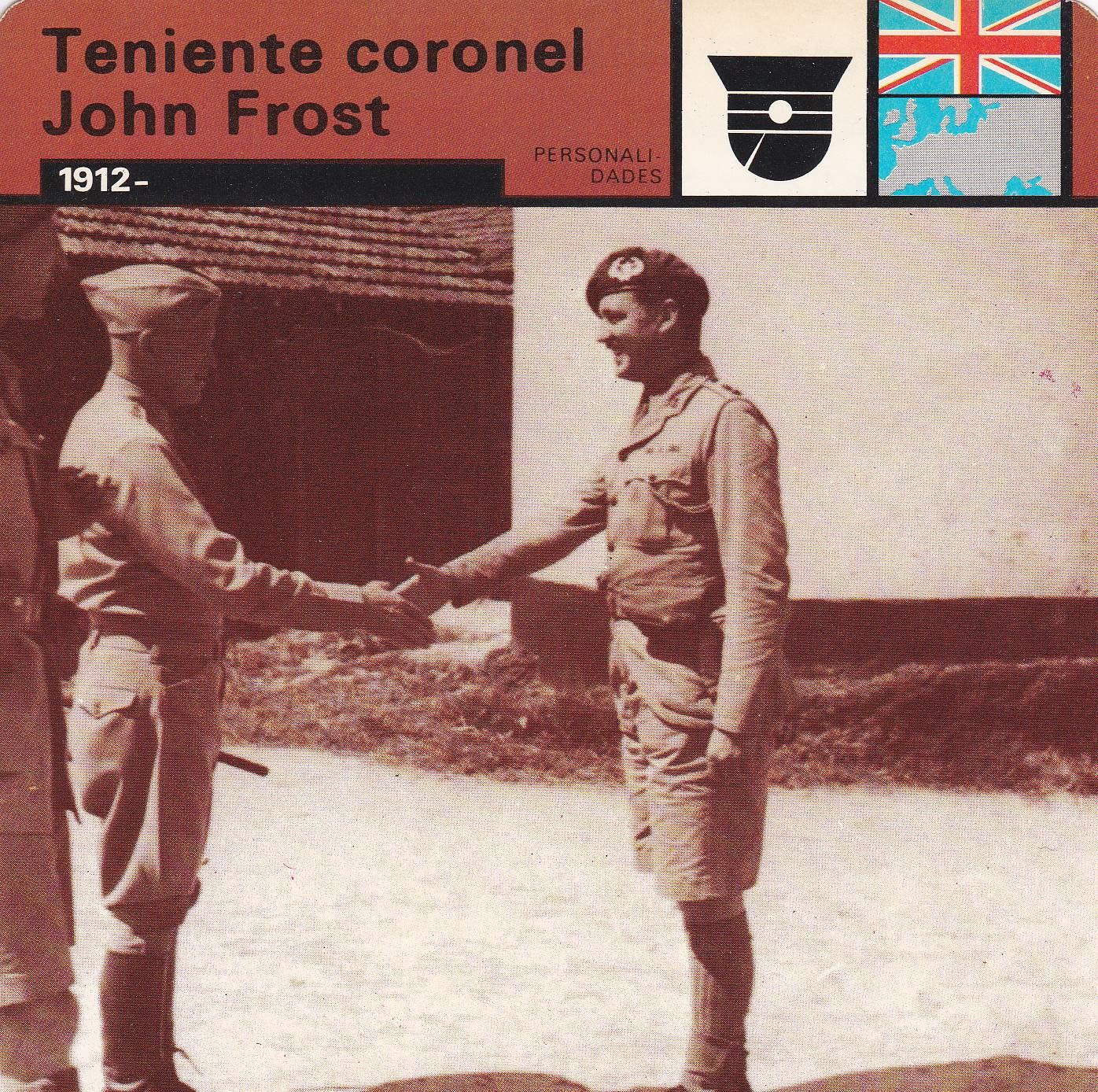 FICHA PERSONALIDADES 188: TENIENTE CORONEL JOHN FROST. 1912