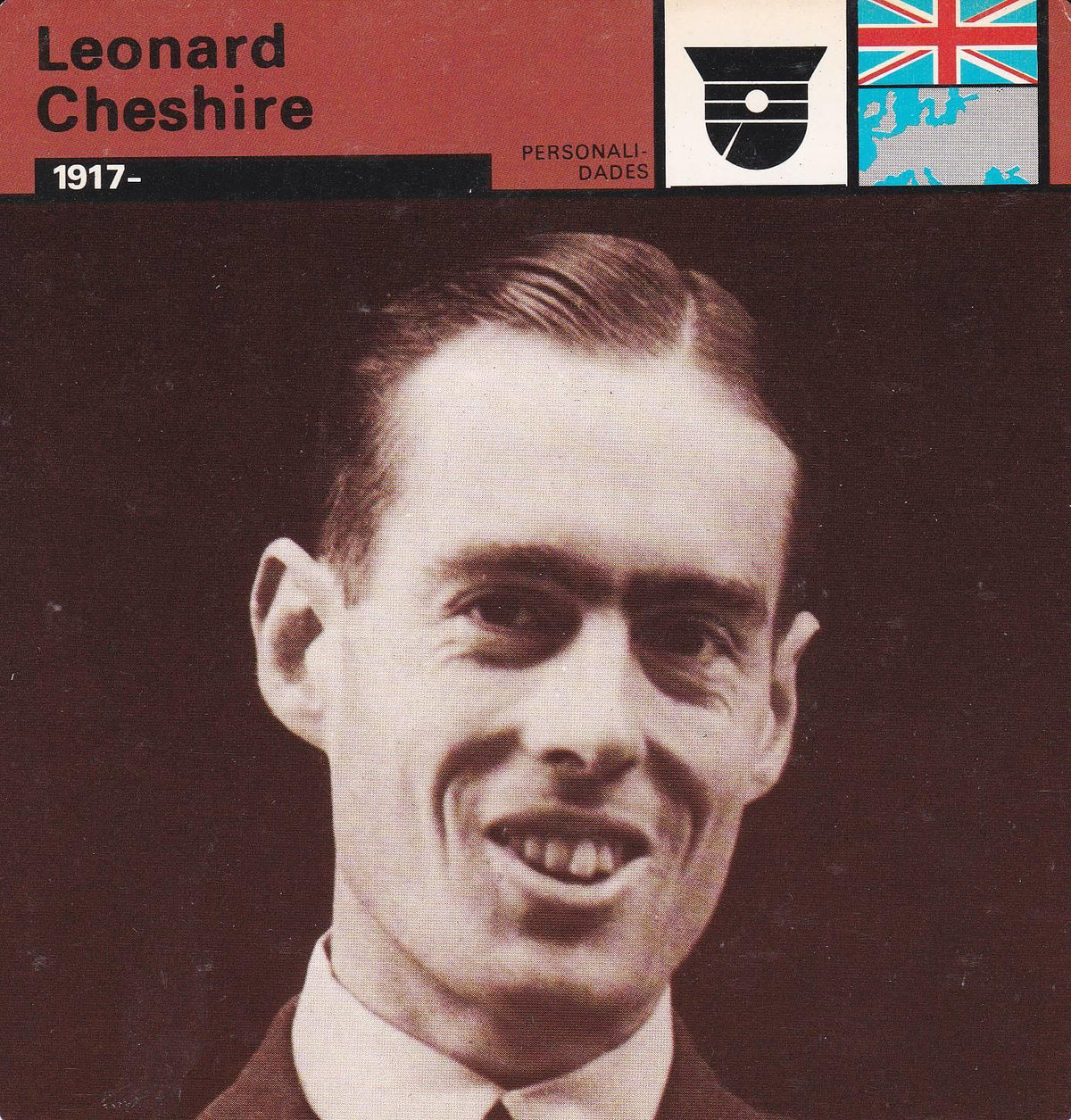 FICHA PERSONALIDADES 189: LEONARD CHESHIRE. 1917