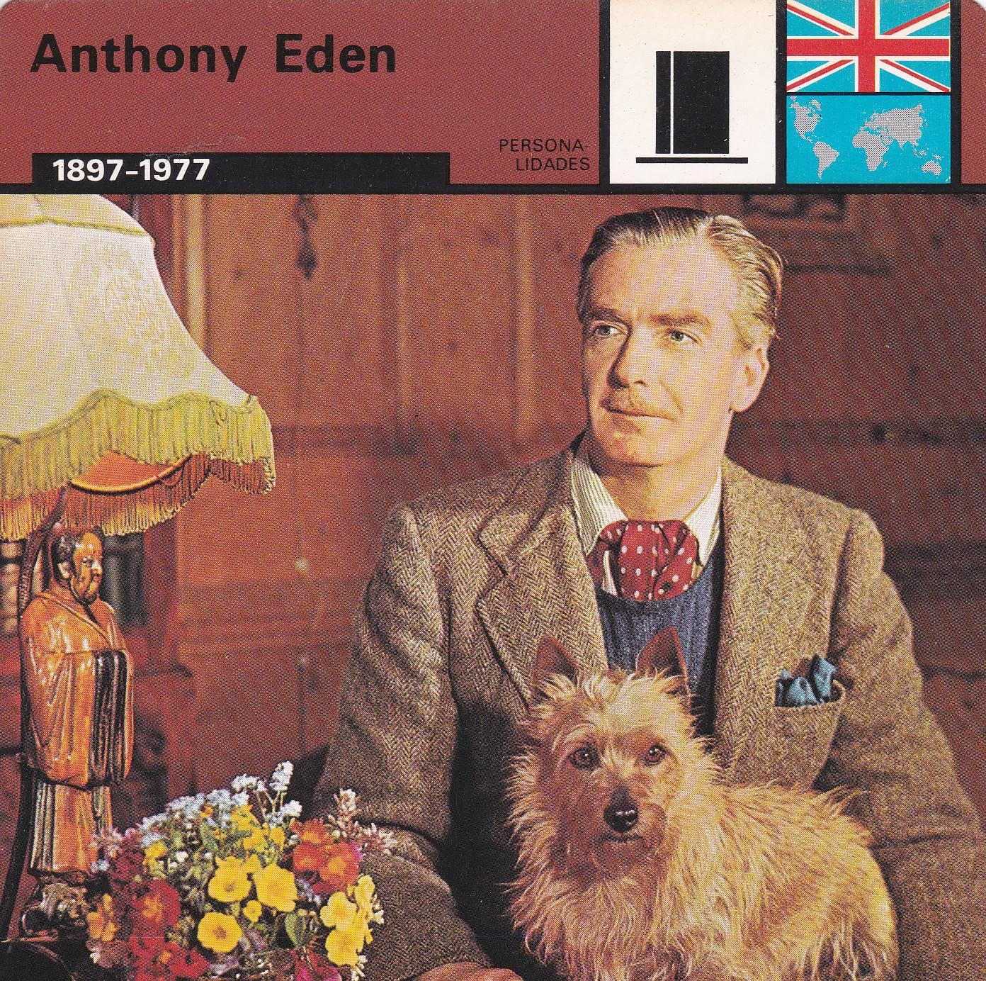 FICHA PERSONALIDADES 210: ANTHONY EDEN. 1897-1977