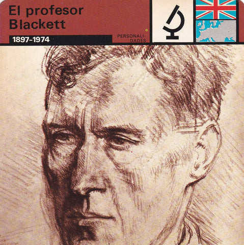 FICHA PERSONALIDADES 216: EL PROFESOR BLACKETT. 1897-1974