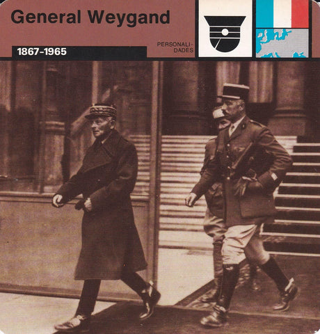 FICHA PERSONALIDADES 217: GENERAL WEYGAND. 1867-1965