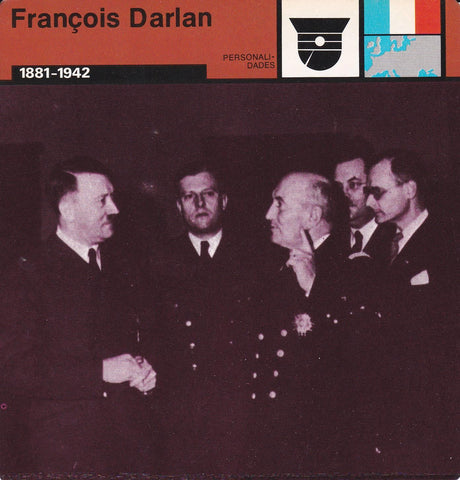 FICHA PERSONALIDADES 221: FRANÇOIS DARLAN. 1881-1942