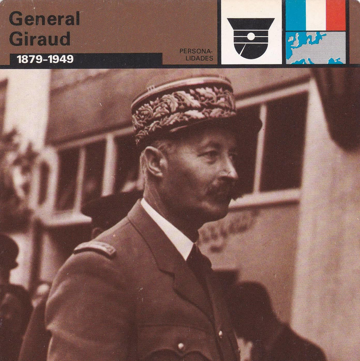 FICHA PERSONALIDADES 222: GENERAL GIRAUD. 1879-1949