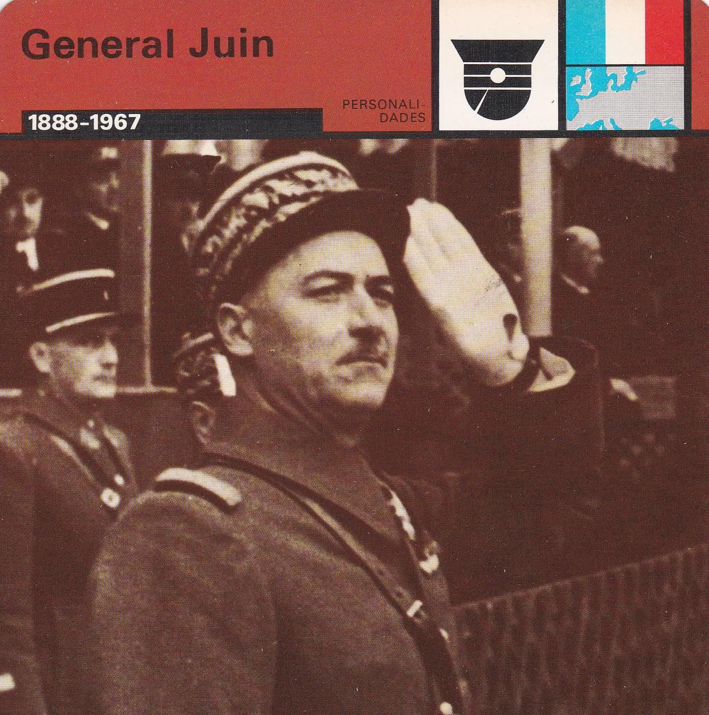 FICHA PERSONALIDADES 224: GENERAL JUIN. 1889-1967