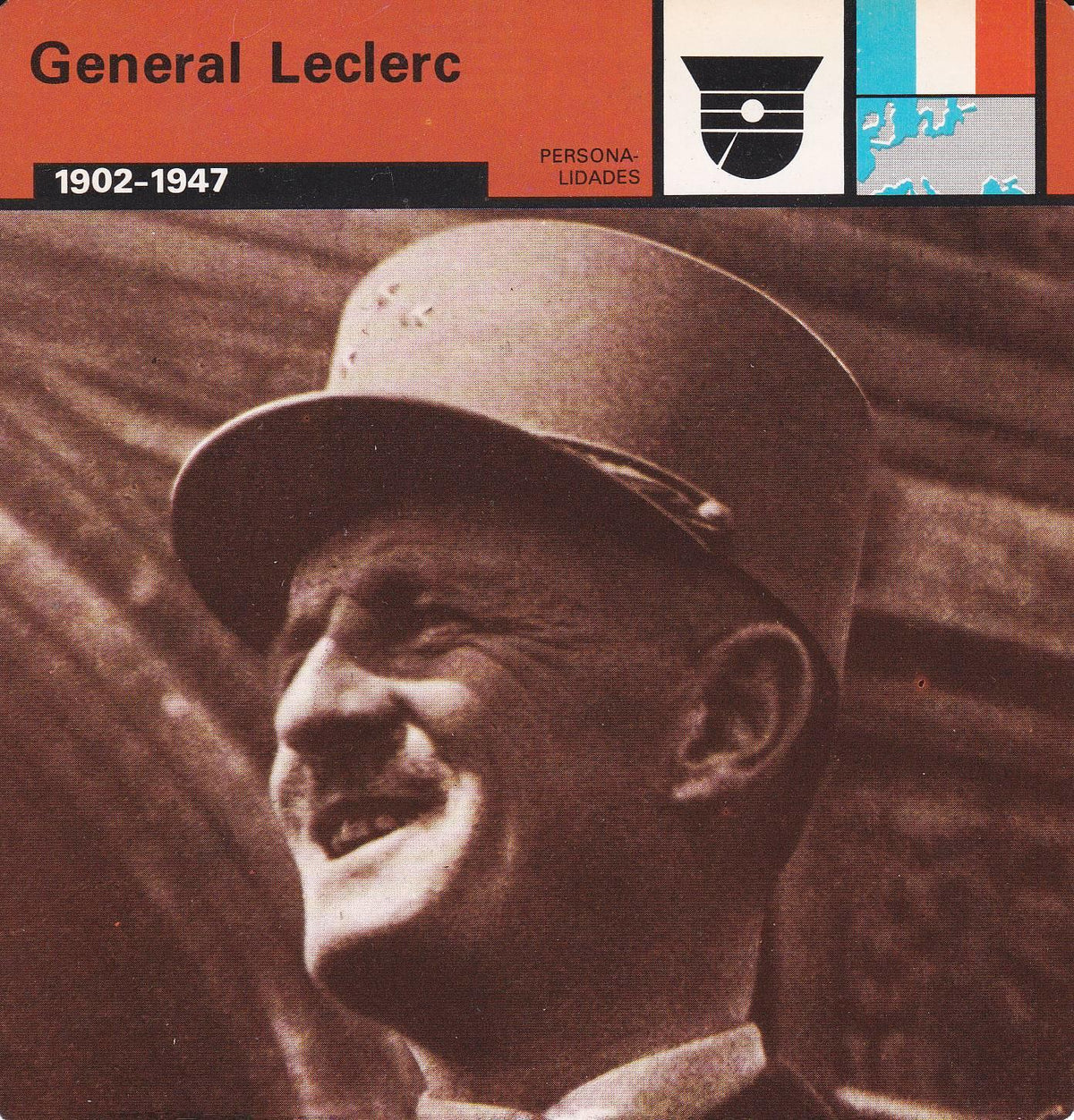 FICHA PERSONALIDADES 227: GENERAL LECLERC. 1902-1947