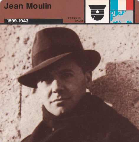 FICHA PERSONALIDADES 228: JEAN MOULIN. 1899-1943