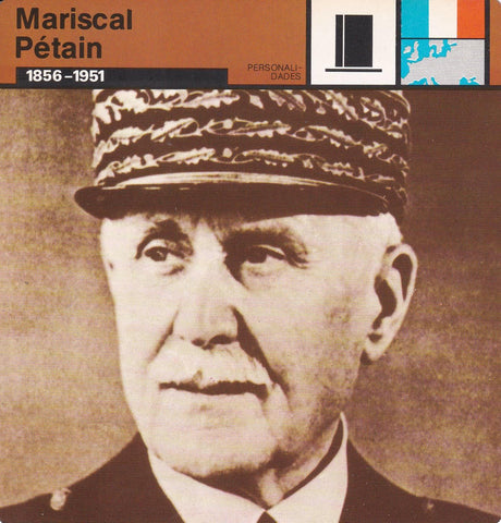 FICHA PERSONALIDADES 229: MARISCAL PETAIN. 1856-1951