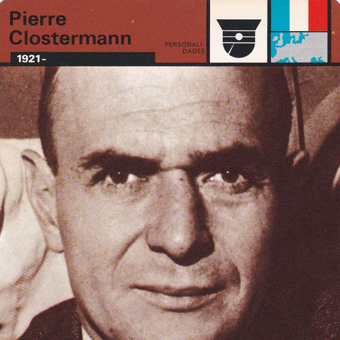 FICHA PERSONALIDADES 230: PIERRE CLOSTERMANN. 1921