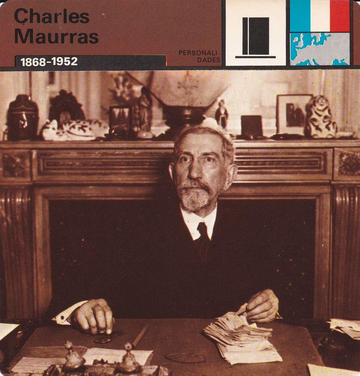 FICHA PERSONALIDADES 231: CHARLES MAURRAS. 1868-1952