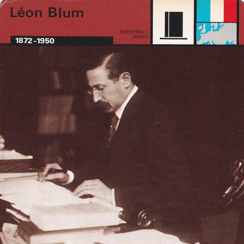 FICHA PERSONALIDADES 232: LEON BLUM. 1872-1950