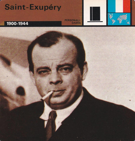 FICHA PERSONALIDADES 237: SAINT EXUPERY. 1900-1944