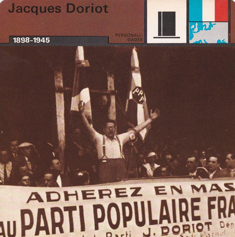 FICHA PERSONALIDADES 238: JACQUES DORIOT. 1889-1945