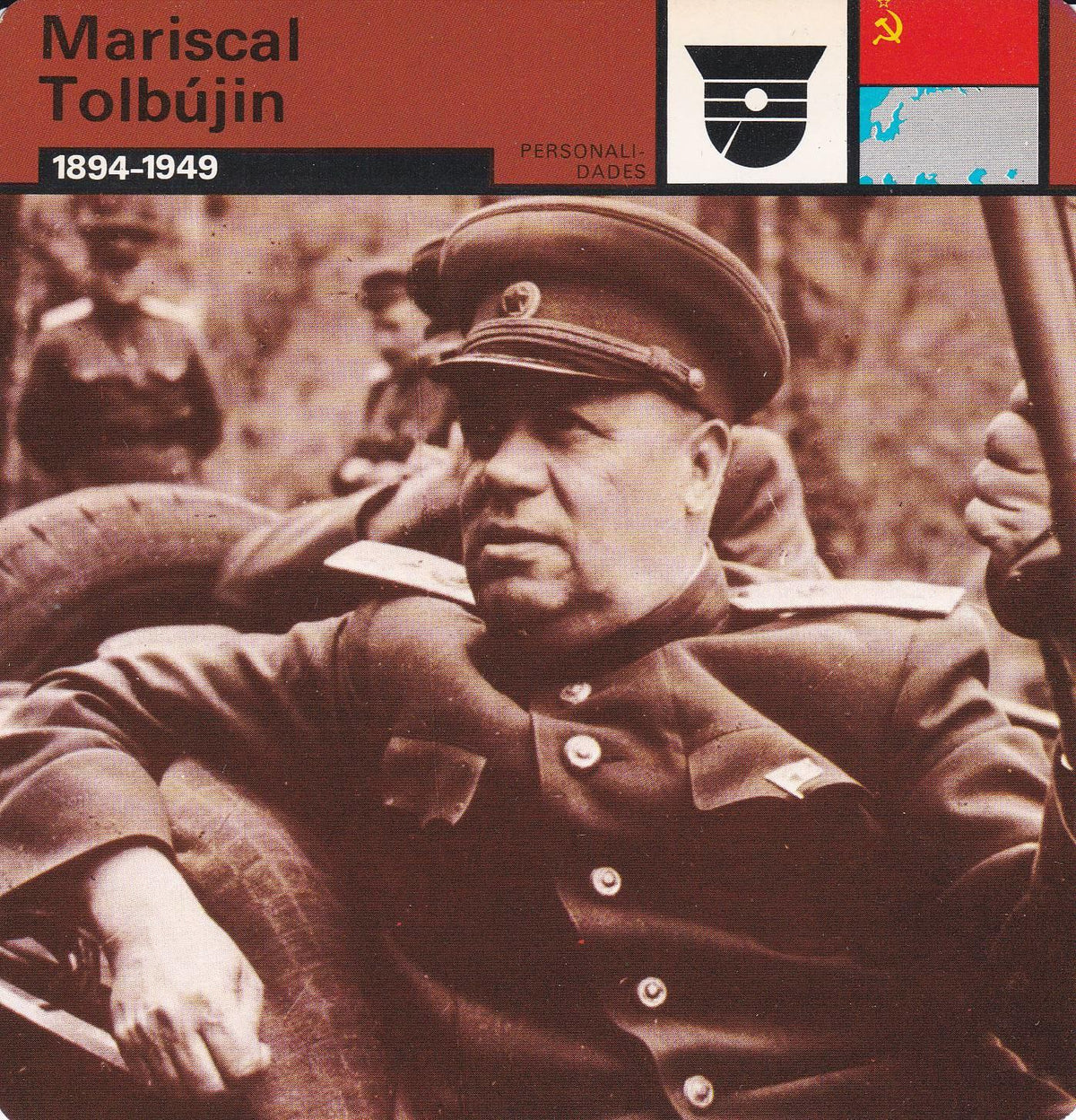 FICHA PERSONALIDADES 243: MARISCAL TOLBUJIN. 1894-1949