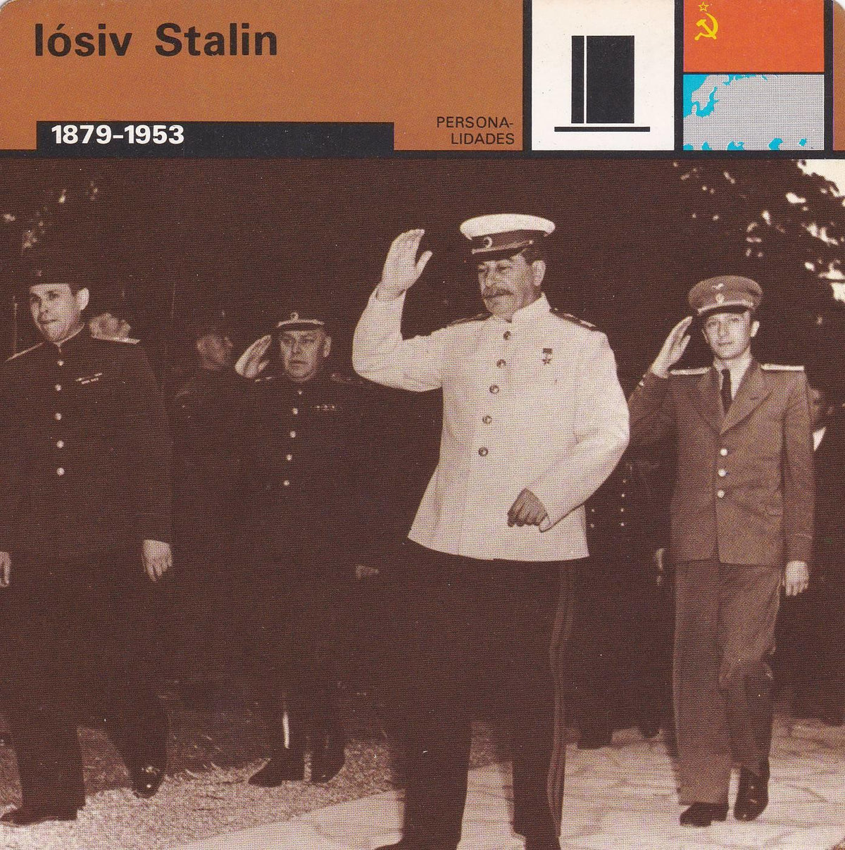 FICHA PERSONALIDADES 254: IOSIV STALIN. 1879-1953