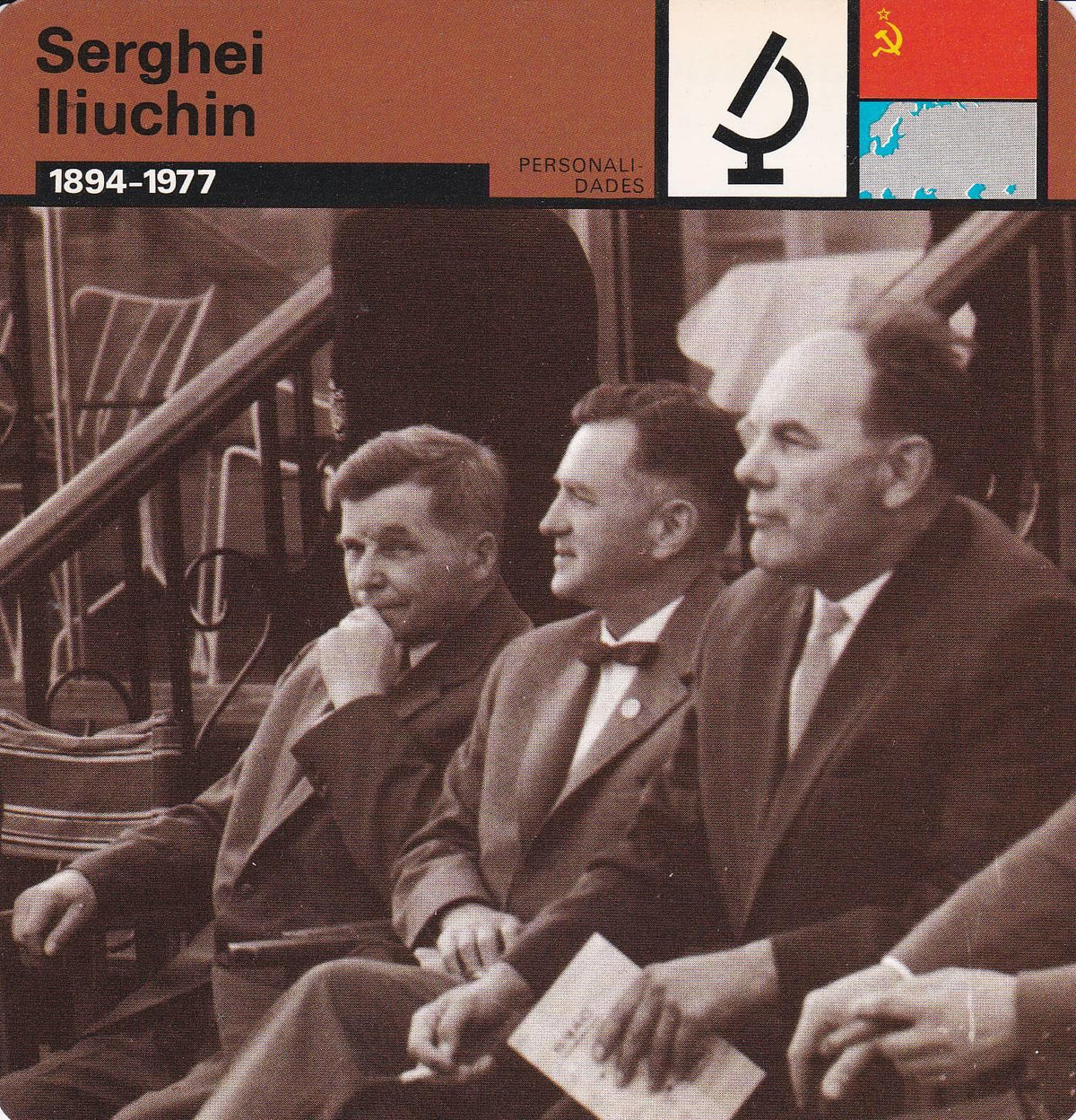 FICHA PERSONALIDADES 257: SERGHEI LLIUCHIN. 1894-1977