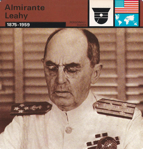 FICHA PERSONALIDADES 259: ALMIRANTE LEATHY. 1875-1959