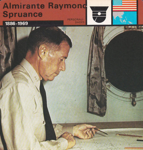 FICHA PERSONALIDADES 269: ALMIRANTE RAYMOND SPRUANCE. 1886-1969