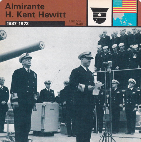 FICHA PERSONALIDADES 274: ALMIRANTE H. KENT HEWITT. 1887-1972