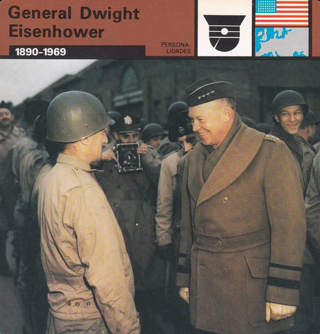 FICHA PERSONALIDADES 277: GENERAL DWIGHT EISENHOWER. 1890-1969