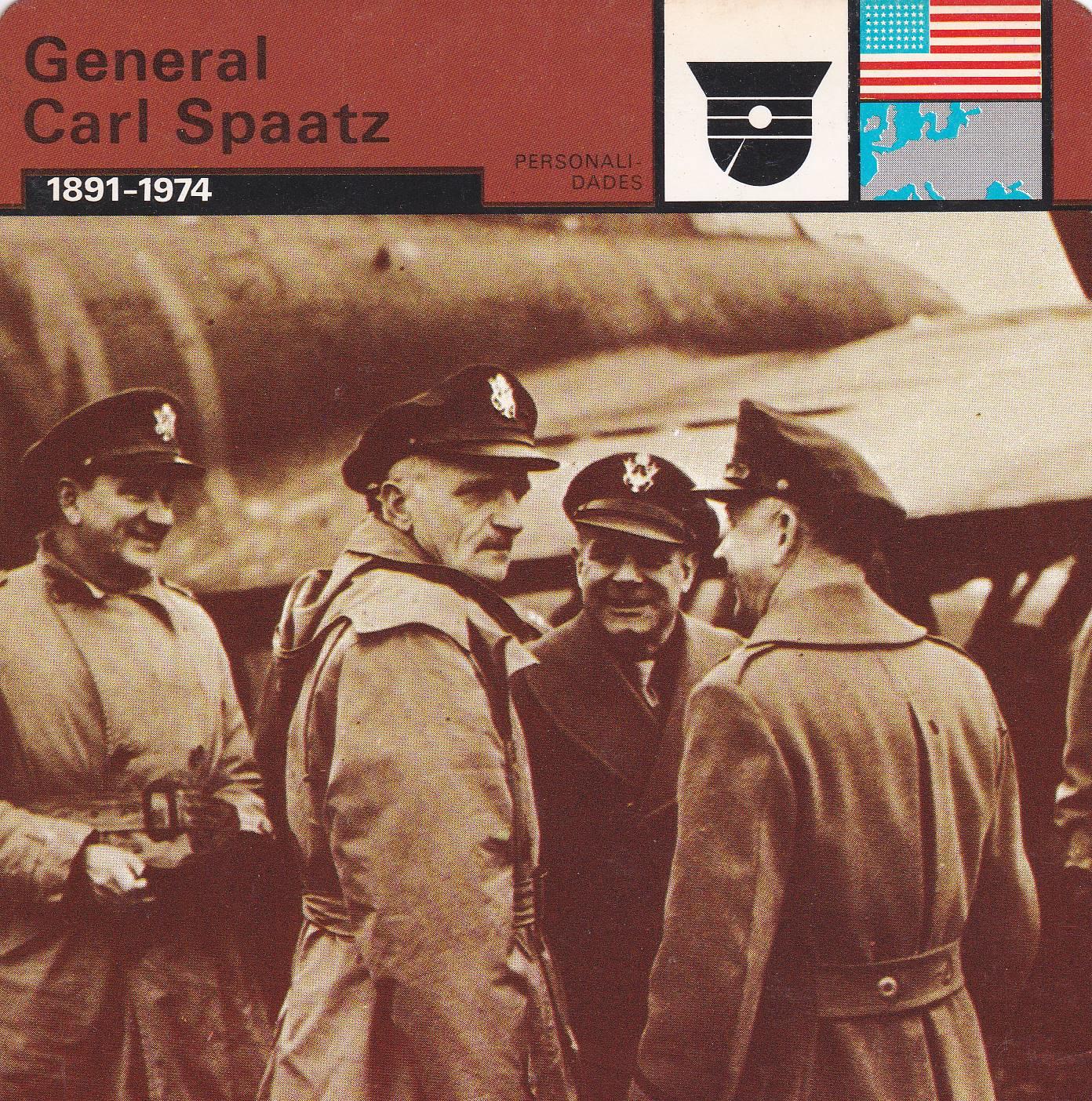 FICHA PERSONALIDADES 278: GENERAL CARL SPAATZ. 1891-1974