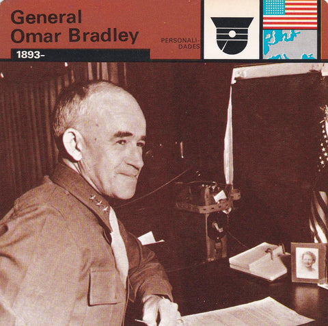 FICHA PERSONALIDADES 280: GENERAL OMAR BRADLEY. 1893