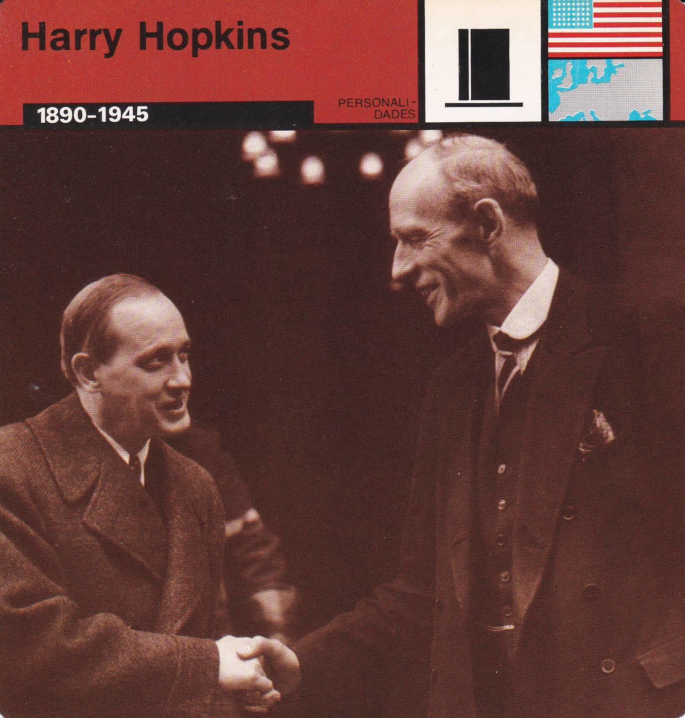 FICHA PERSONALIDADES 289: HARRY HOPKINS. 1890-1945