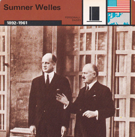 FICHA PERSONALIDADES 292: SUMMER WELLES. 1892-1961