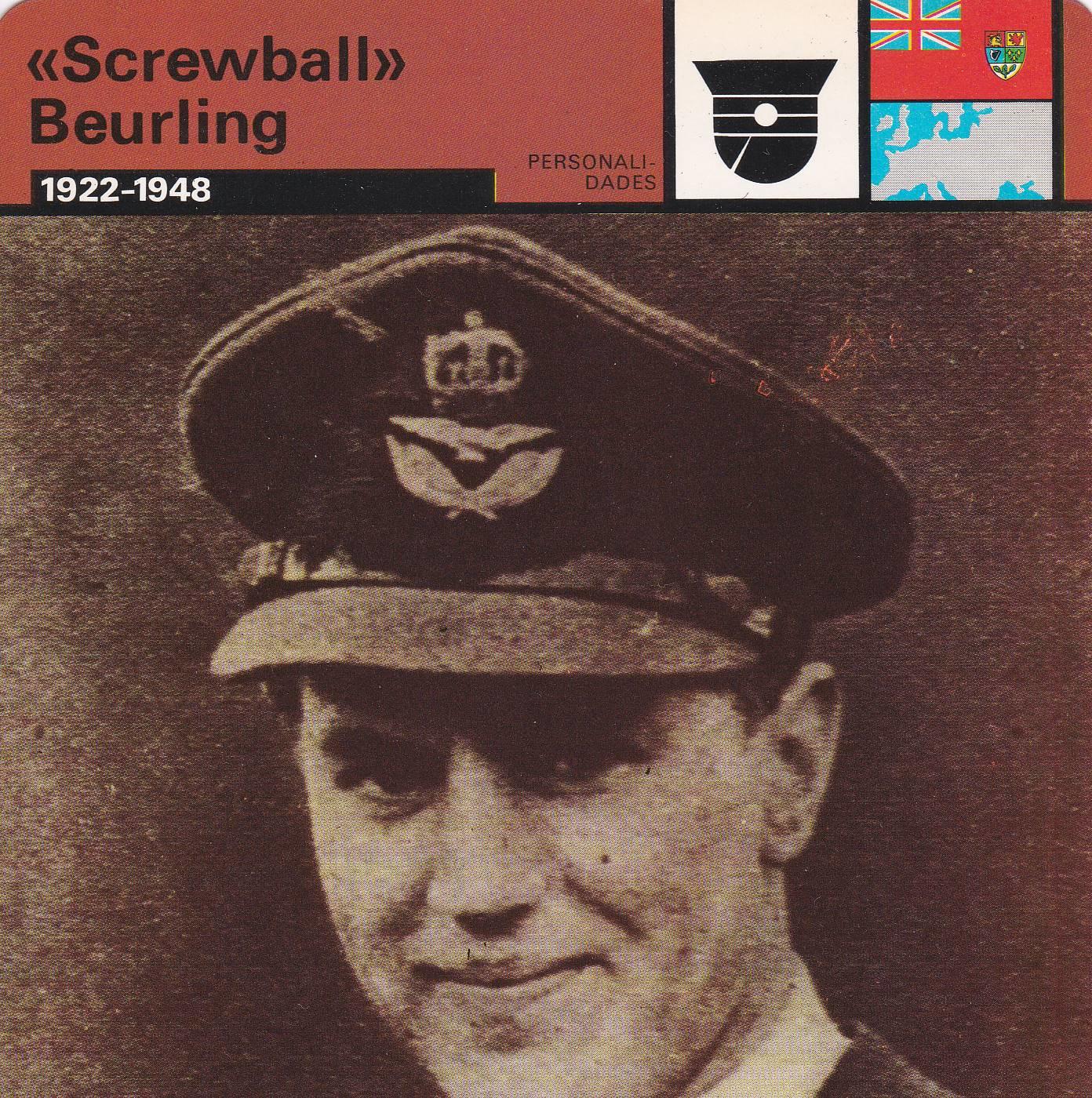 FICHA PERSONALIDADES 298: SCREWBALL BEURLING. 1922-1948