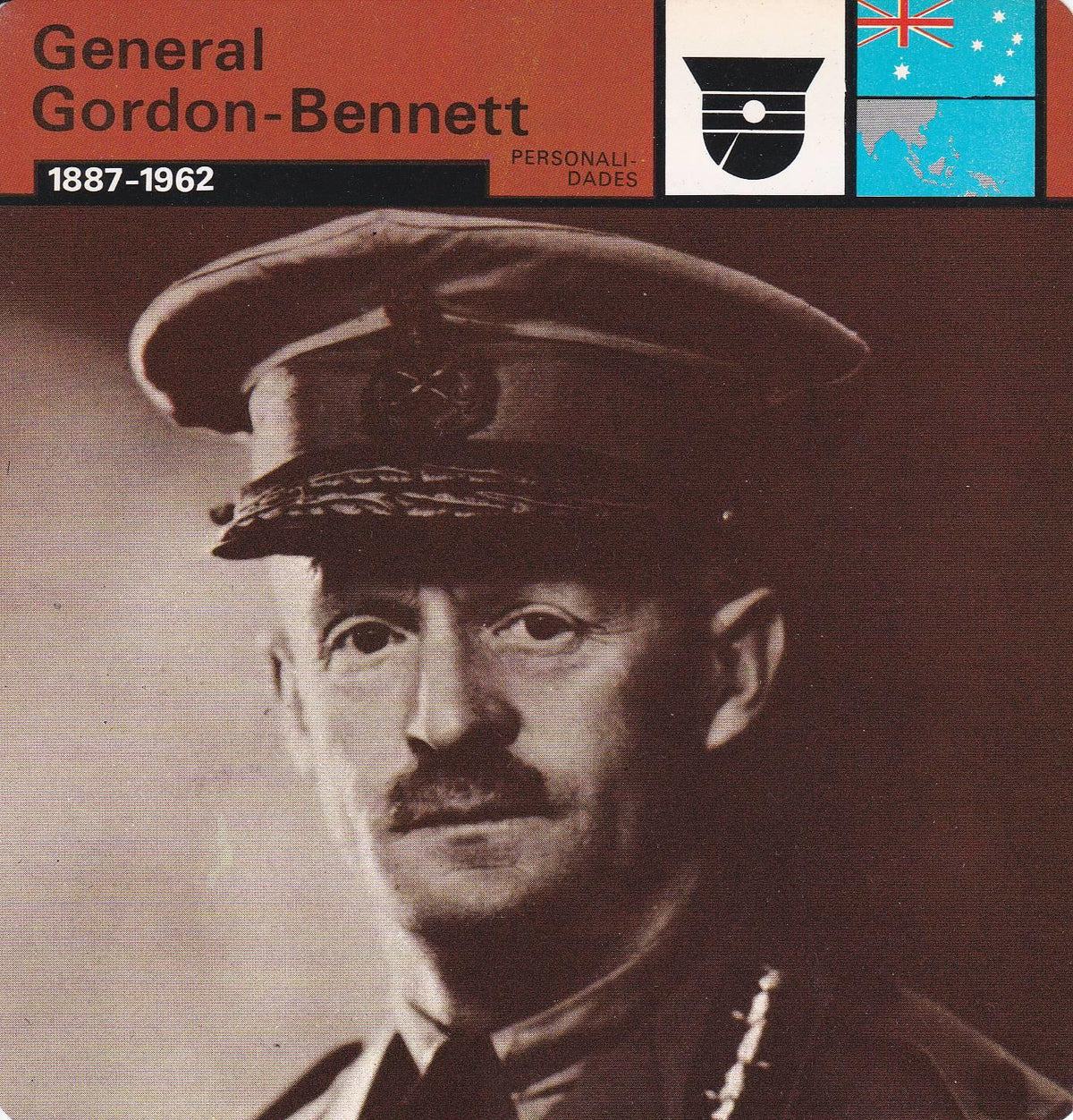 FICHA PERSONALIDADES 299: GENERAL GORDON- BENNETT. 1887-1962