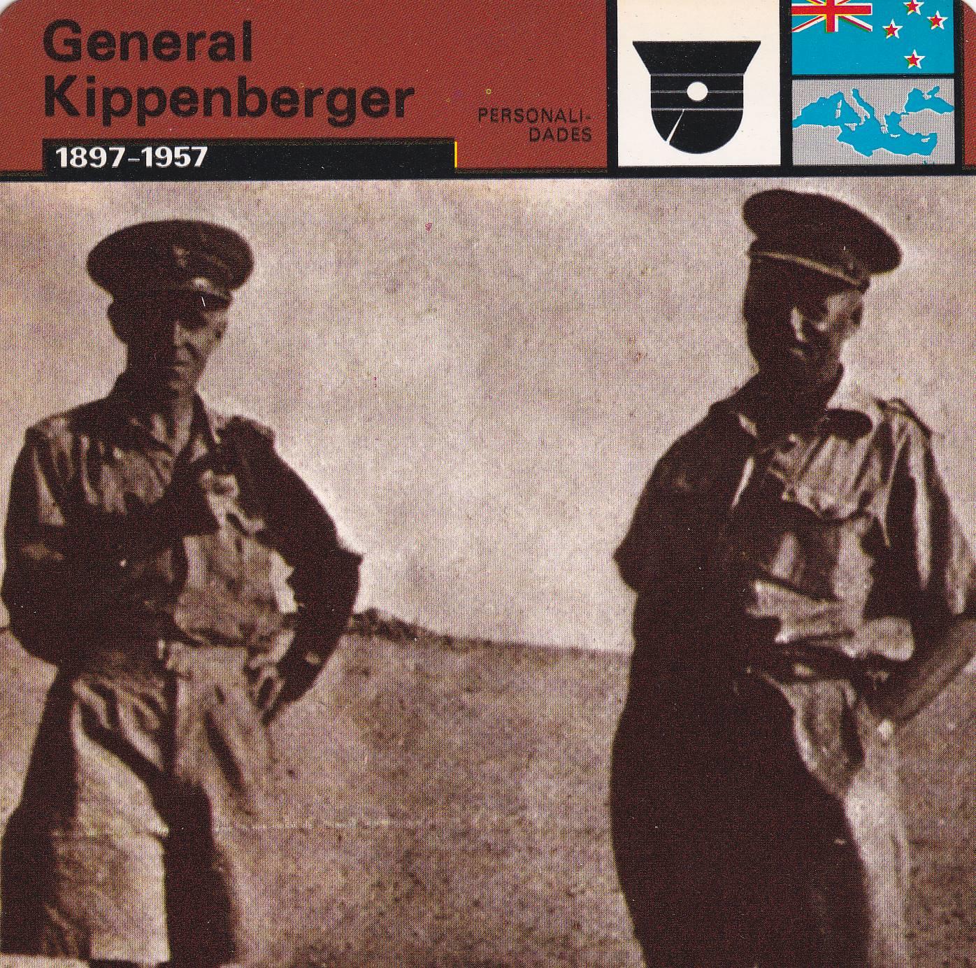 FICHA PERSONALIDADES 302: GENERAL KIPPENBERGER. 1897-1957