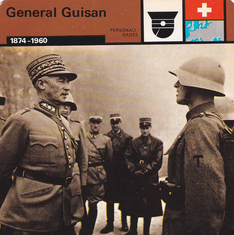 FICHA PERSONALIDADES 316: GENERAL GUISAN. 1874-1960