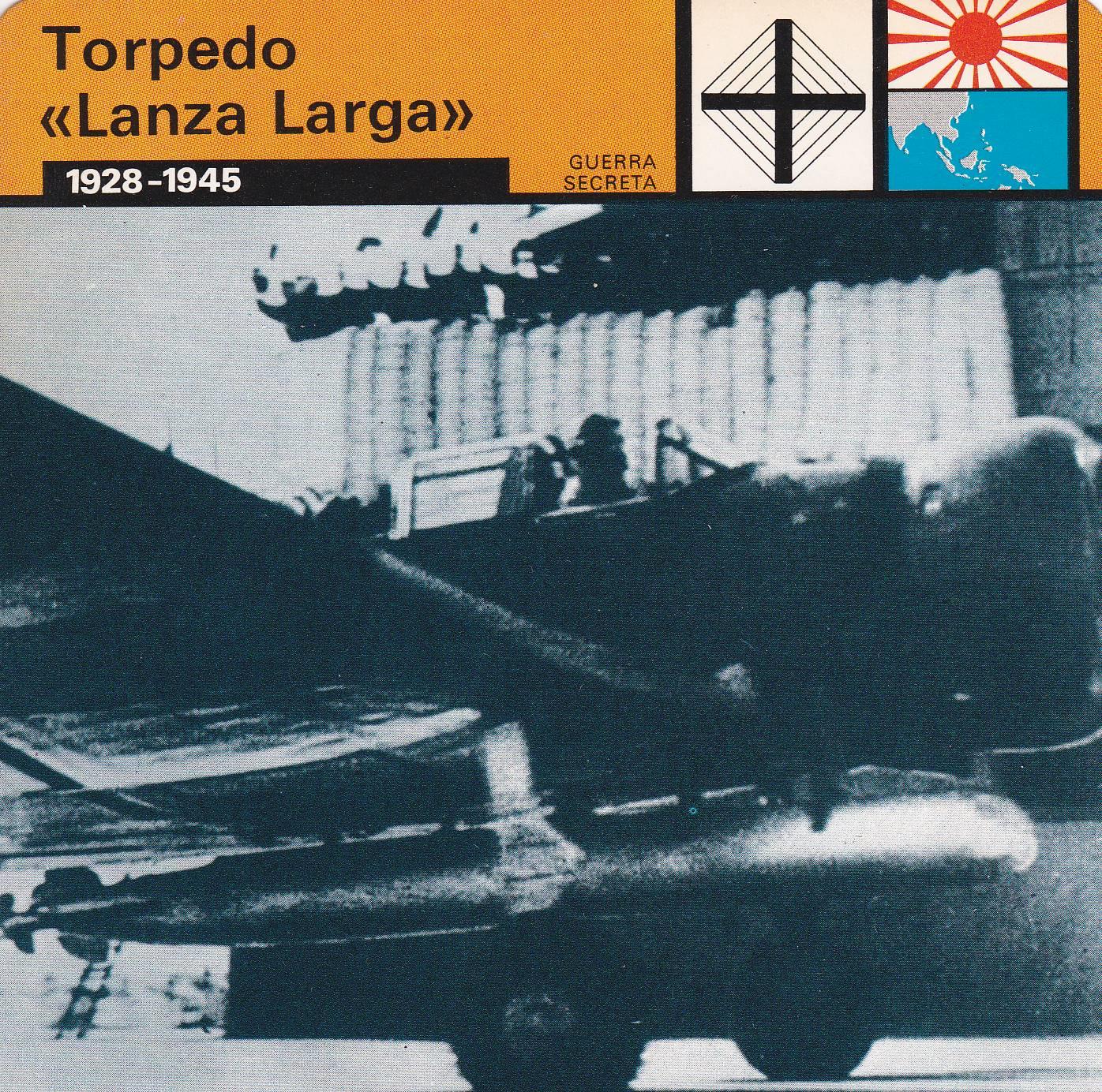 FICHA GUERRA SECRETA 340: TORPEDO LANZA LARGA. 1928-1945